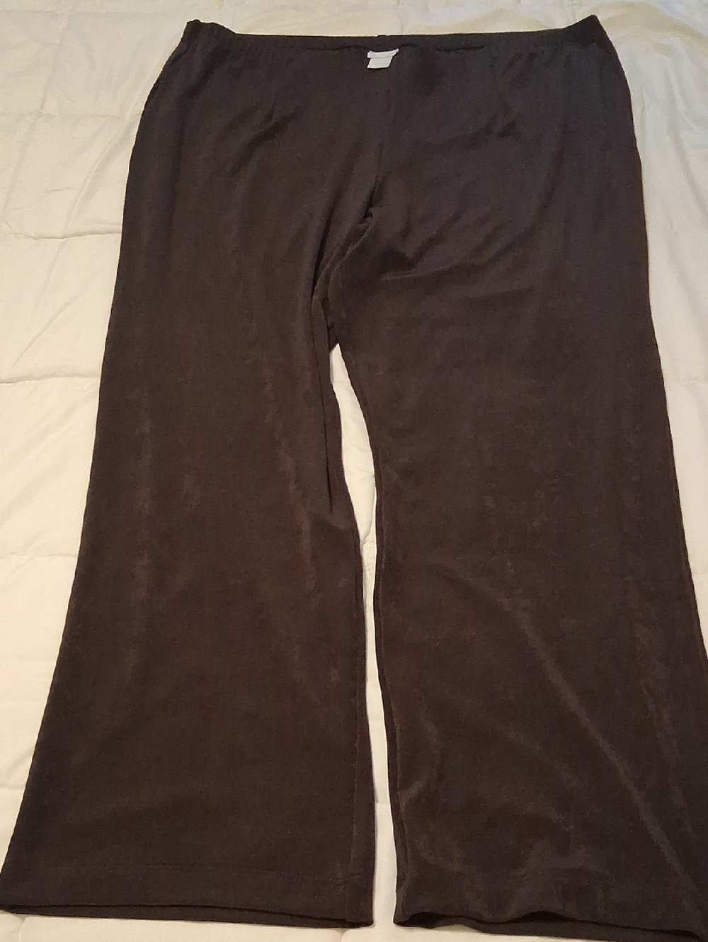 Chico's Casual Wide-Leg Lounge Pants in Dark Brown